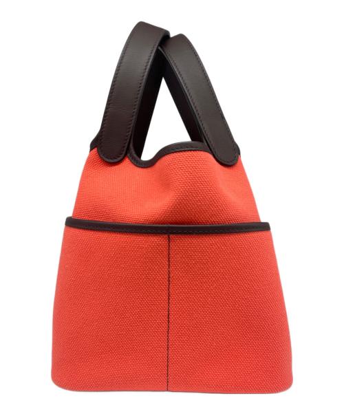 HERMES（エルメス）HERMES (エルメス) ピコタンPM カーゴ ルージュセリエ×ローズテキサス サイズ:ＰＭ 未使用品の古着・服飾アイテム