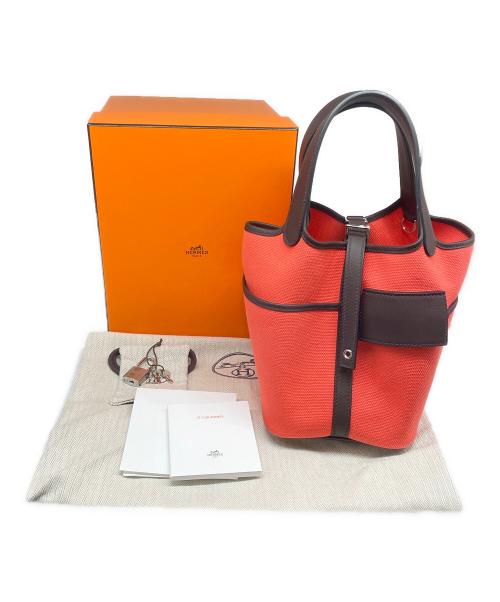 HERMES（エルメス）HERMES (エルメス) ピコタンPM カーゴ ルージュセリエ×ローズテキサス サイズ:ＰＭ 未使用品の古着・服飾アイテム