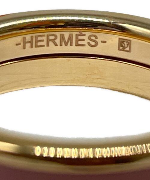 HERMES（エルメス）HERMES (エルメス) ユニPM Hディアマン ピンク×ゴールド サイズ:12号の古着・服飾アイテム