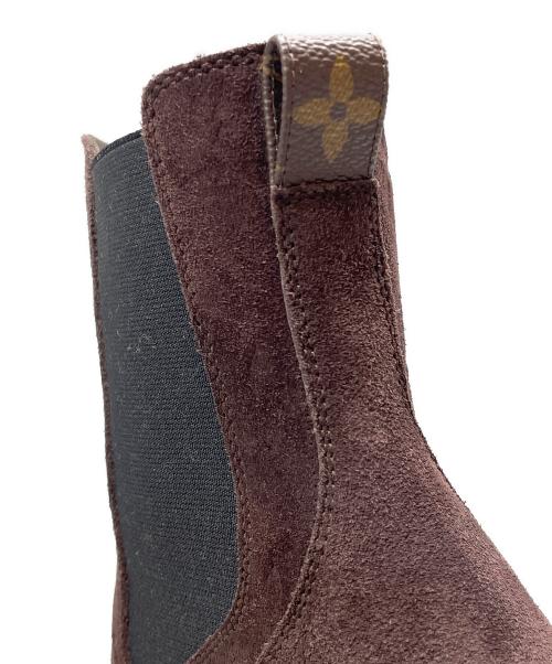 LOUIS VUITTON（ルイ ヴィトン）LOUIS VUITTON (ルイ ヴィトン) スタートレイルアンクルブーツ ブラウン サイズ:37 1/2の古着・服飾アイテム