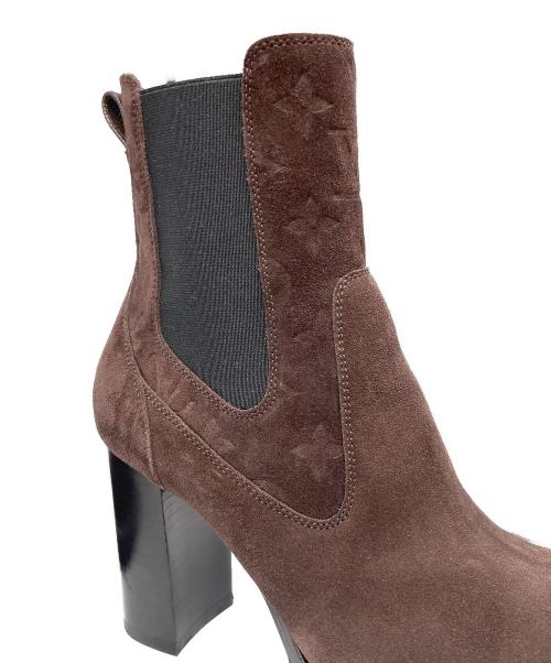 LOUIS VUITTON（ルイ ヴィトン）LOUIS VUITTON (ルイ ヴィトン) スタートレイルアンクルブーツ ブラウン サイズ:37 1/2の古着・服飾アイテム