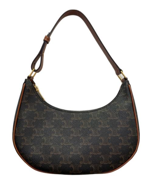 CELINE（セリーヌ）CELINE (セリーヌ) トリオンフキャンバスアヴァ ブラウンの古着・服飾アイテム