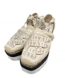 STELLA McCARTNEY（ステラマッカートニー）の古着「ガイア プラットフォーム エスパドリーユ」｜ベージュ