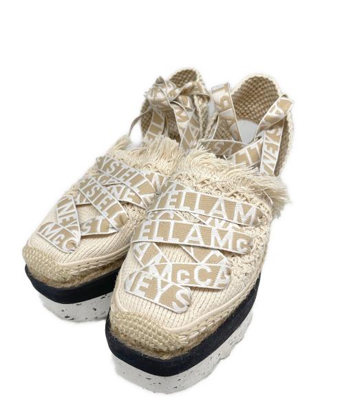 STELLA McCARTNEY（ステラマッカートニー）STELLA McCARTNEY (ステラマッカートニー) ガイア プラットフォーム エスパドリーユ ベージュ サイズ:37の古着・服飾アイテム