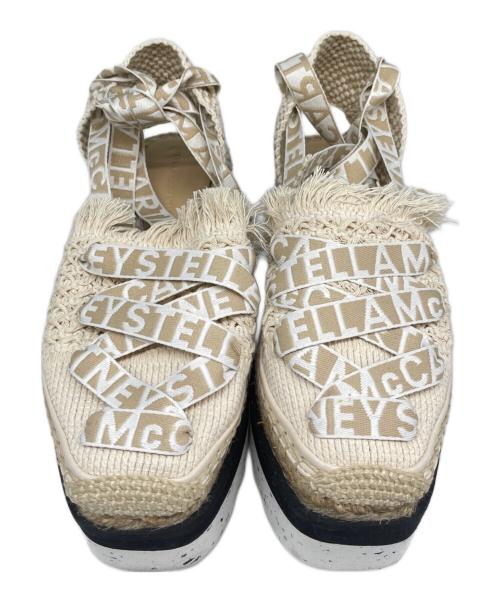 STELLA McCARTNEY（ステラマッカートニー）STELLA McCARTNEY (ステラマッカートニー) ガイア プラットフォーム エスパドリーユ ベージュ サイズ:37の古着・服飾アイテム