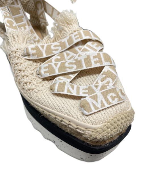 STELLA McCARTNEY（ステラマッカートニー）STELLA McCARTNEY (ステラマッカートニー) ガイア プラットフォーム エスパドリーユ ベージュ サイズ:37の古着・服飾アイテム