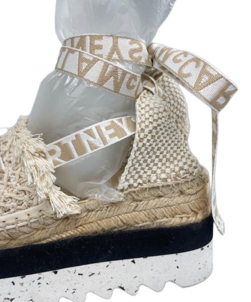 STELLA McCARTNEY（ステラマッカートニー）STELLA McCARTNEY (ステラマッカートニー) ガイア プラットフォーム エスパドリーユ ベージュ サイズ:37の古着・服飾アイテム