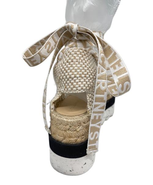 STELLA McCARTNEY（ステラマッカートニー）STELLA McCARTNEY (ステラマッカートニー) ガイア プラットフォーム エスパドリーユ ベージュ サイズ:37の古着・服飾アイテム