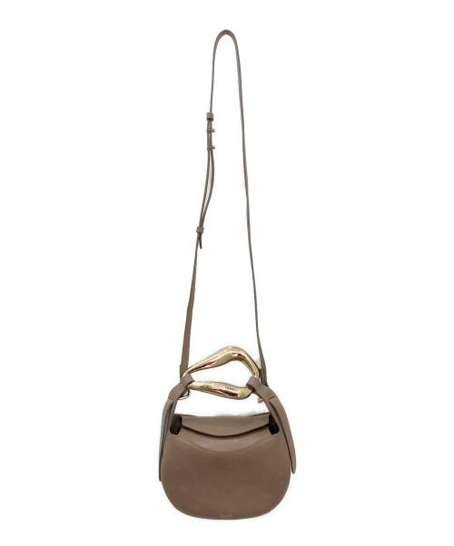 Chloe（クロエ）Chloe (クロエ) KISSスモールバッグ ベージュの古着・服飾アイテム