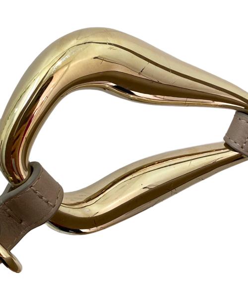 Chloe（クロエ）Chloe (クロエ) KISSスモールバッグ ベージュの古着・服飾アイテム