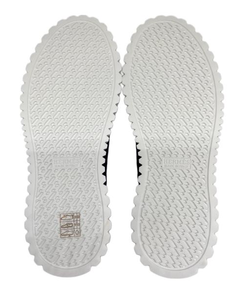 HERMES（エルメス）HERMES (エルメス) デニムバウシングスニーカー ネイビー×ホワイト サイズ:36 未使用品の古着・服飾アイテム