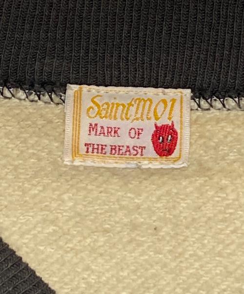 SAINT MICHAEL（セントマイケル）SAINT MICHAEL (セントマイケル) A BATHING APE (ア ベイシング エイプ) BAPE ZIP CARDIGAN ブラック サイズ:XLの古着・服飾アイテム