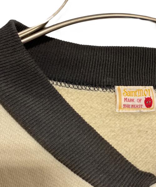 SAINT MICHAEL（セントマイケル）SAINT MICHAEL (セントマイケル) A BATHING APE (ア ベイシング エイプ) BAPE ZIP CARDIGAN ブラック サイズ:XLの古着・服飾アイテム