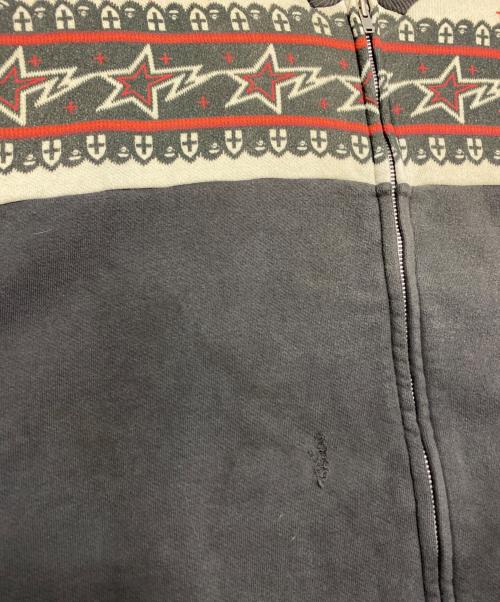 SAINT MICHAEL（セントマイケル）SAINT MICHAEL (セントマイケル) A BATHING APE (ア ベイシング エイプ) BAPE ZIP CARDIGAN ブラック サイズ:XLの古着・服飾アイテム