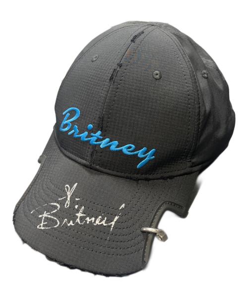 BALENCIAGA（バレンシアガ）BALENCIAGA (バレンシアガ) BRITNEY SPEARS (ブリトニースピアーズ) Series Cap ブラックの古着・服飾アイテム