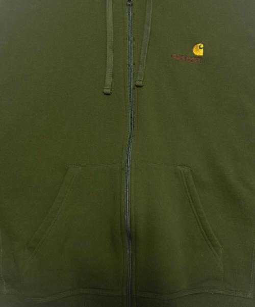 CarHartt（カーハート）CarHartt (カーハート) パーカー グリーン サイズ:XLの古着・服飾アイテム