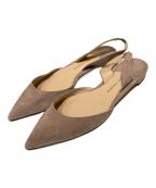 PAUL ANDREWポール アンドリュー）の古着「スリングバックパンプス」｜ピンクベージュ