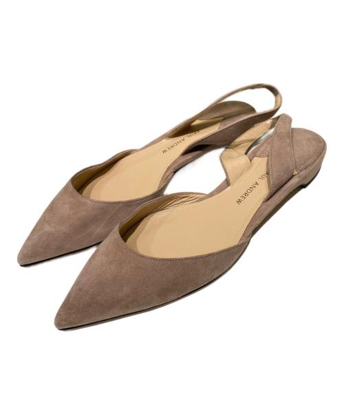 PAUL ANDREW（ポール アンドリュー）PAUL ANDREW (ポール アンドリュー) スリングバックパンプス ピンクベージュ サイズ:36　1/2の古着・服飾アイテム