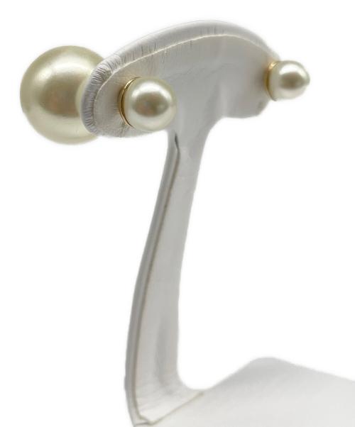 Dior（ディオール）Dior (ディオール) Dior Tribales ピアス ゴールド×ホワイトの古着・服飾アイテム