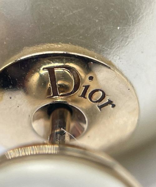 Dior（ディオール）Dior (ディオール) Dior Tribales ピアス ゴールド×ホワイトの古着・服飾アイテム
