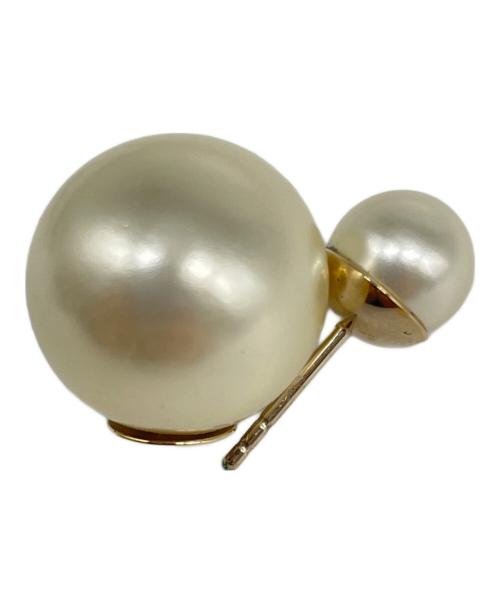 Dior（ディオール）Dior (ディオール) Dior Tribales ピアス ゴールド×ホワイトの古着・服飾アイテム