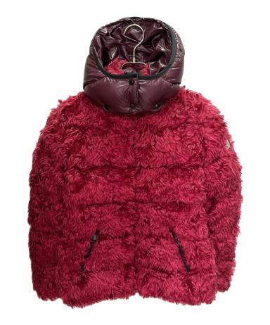 【鑑定済】MONCLER IVRAIE リアルファー 切替ダウンジャケット 0 中古・古着通販】MONCLER (モンクレール) BADYP/フェイクファー切替