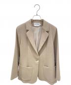 ROSAE PARISロサエパリ）の古着「テーラードジャケット」｜ベージュ