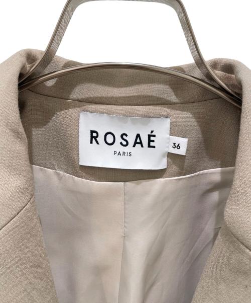 ROSAE PARIS（ロサエパリ）ROSAE PARIS (ロサエパリ) テーラードジャケット ベージュ サイズ:36の古着・服飾アイテム
