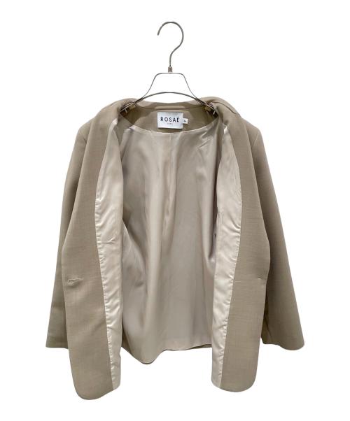 ROSAE PARIS（ロサエパリ）ROSAE PARIS (ロサエパリ) テーラードジャケット ベージュ サイズ:36の古着・服飾アイテム