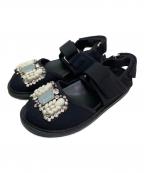 MARNIマルニ）の古着「ビジュースポーツサンダル」｜ブラック