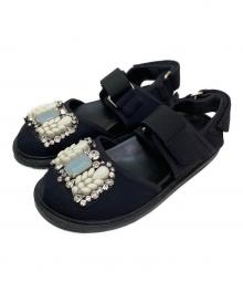 MARNI（マルニ）の古着「ビジュースポーツサンダル」｜ブラック