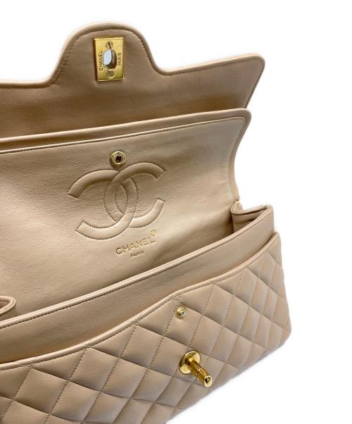 CHANEL（シャネル）CHANEL (シャネル) Wフラップ マトラッセ ラムスキン ベージュの古着・服飾アイテム