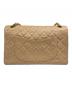 CHANEL (シャネル) Wフラップ マトラッセ ラムスキン ベージュ：400000円