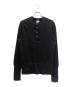 CHANEL（シャネル）の古着「カシミヤ混ヘンリーネックカットソー」｜ブラック
