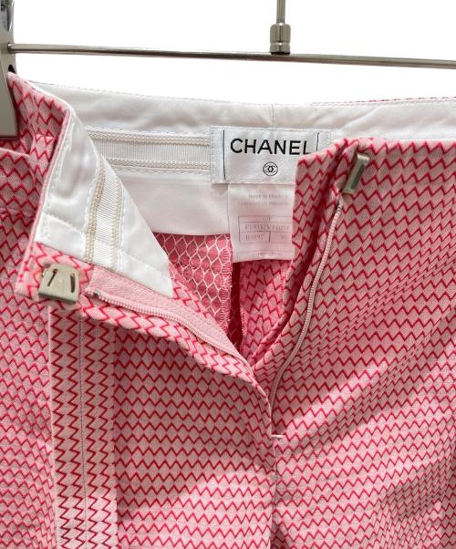 CHANEL（シャネル）CHANEL (シャネル) P19 バミューダパンツ ピンク サイズ:38の古着・服飾アイテム