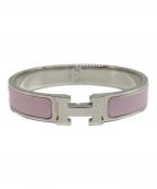 HERMESエルメス）の古着「クリック・クラックH PM」｜ピンク×シルバー