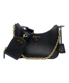 PRADA（プラダ）の古着「2WAY ショルダーバッグ "Re-Edition 2005"/1BH204」｜ブラック