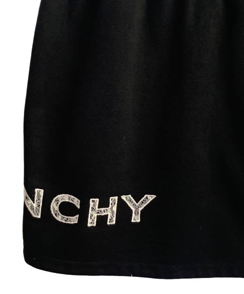 GIVENCHY（ジバンシィ）GIVENCHY (ジバンシィ) スウェットミニスカート ブラック サイズ:SIZE12の古着・服飾アイテム