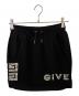 GIVENCHY（ジバンシィ）の古着「スウェットミニスカート」｜ブラック