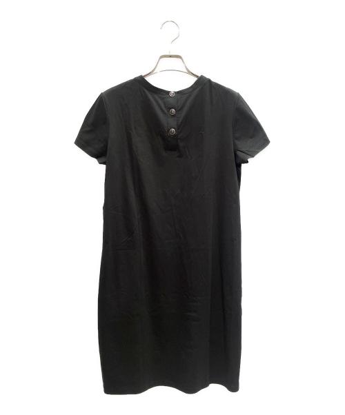 CHANEL（シャネル）CHANEL (シャネル) 半袖カットソー ココマークボタン ワンピース ブラック サイズ:Ｓの古着・服飾アイテム