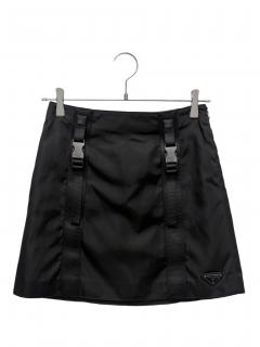 中古・古着通販】PRADA (プラダ) プリーツスカート グレー サイズ:36