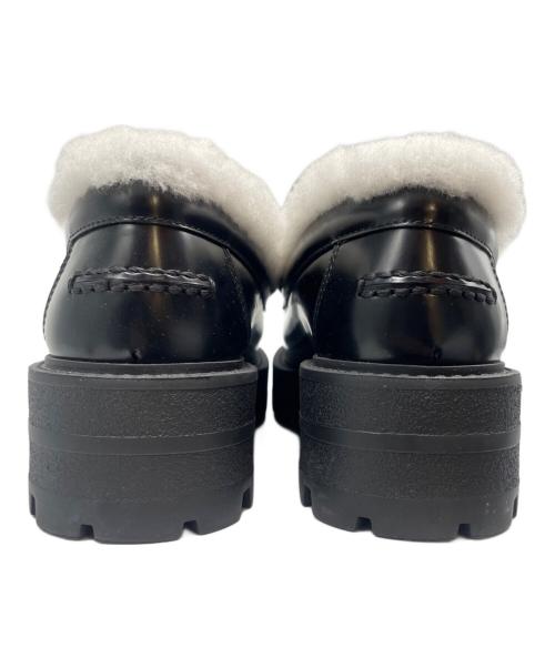 Christian Dior（クリスチャン ディオール）Christian Dior (クリスチャン ディオール) プラットフォームローファー ブラック サイズ:37 1/2の古着・服飾アイテム