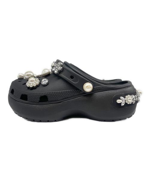 crocs（クロックス）crocs (クロックス) Simone Rocha (シモーネ ロシャ) X クロックス クラシック プラットフォーム ブラック サイズ:7の古着・服飾アイテム