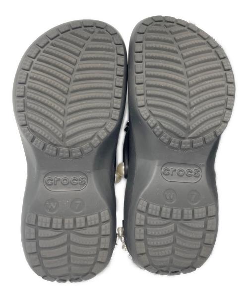 crocs（クロックス）crocs (クロックス) Simone Rocha (シモーネ ロシャ) X クロックス クラシック プラットフォーム ブラック サイズ:7の古着・服飾アイテム