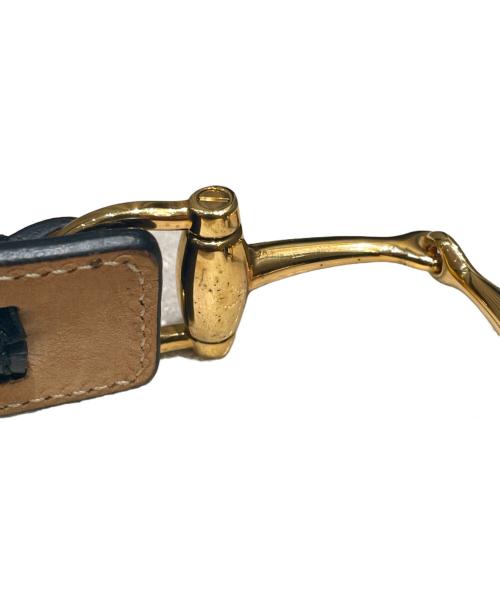 GUCCI（グッチ）GUCCI (グッチ) ホースビットベルト ブラック サイズ:XSの古着・服飾アイテム