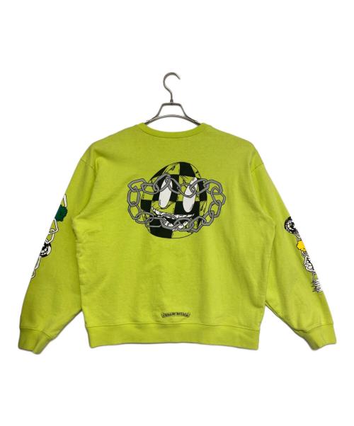 CHROME HEARTS（クロムハーツ）CHROME HEARTS (クロムハーツ) MATTY BOY (マッティーボーイ) MATTY BOY PRO HRDWR SWEATSHIRT イエロー サイズ:XXLの古着・服飾アイテム