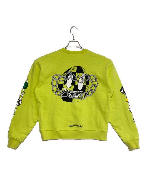 CHROME HEARTS（クロムハーツ）CHROME HEARTS (クロムハーツ) MATTY BOY PRO HRDWR SWEATSHIRT イエロー サイズ:Sの古着・服飾アイテム
