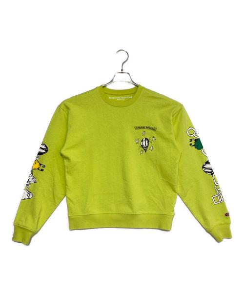 CHROME HEARTS（クロムハーツ）CHROME HEARTS (クロムハーツ) MATTY BOY PRO HRDWR SWEATSHIRT イエロー サイズ:Sの古着・服飾アイテム