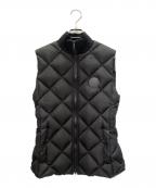 HERMESエルメス）の古着「ロゴパッチ ダウンベスト」｜ブラック