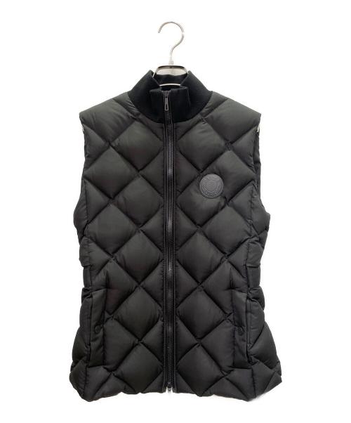 HERMES（エルメス）HERMES (エルメス) ロゴパッチ ダウンベスト ブラック サイズ:36の古着・服飾アイテム